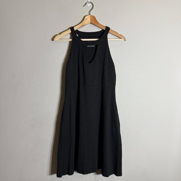 Toad&Co Avalon Activewear Travelers Mini Dress Women's Medium Black Built in Bra - Picture 4 of 14